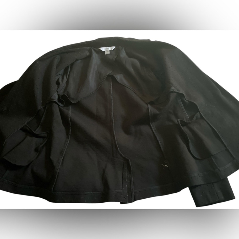Old Navy Black Dot Stretch Blazer, Womens Size Medium, Classic, Minimalist - Picture 5 of 6